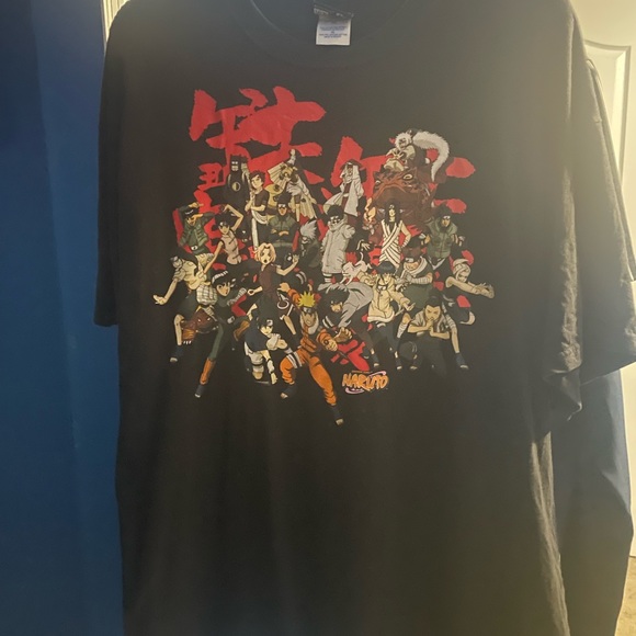 Vintage 2002 Naruto Shippuden “hidden leaf village” T-Shirt - Picture 3 of 3